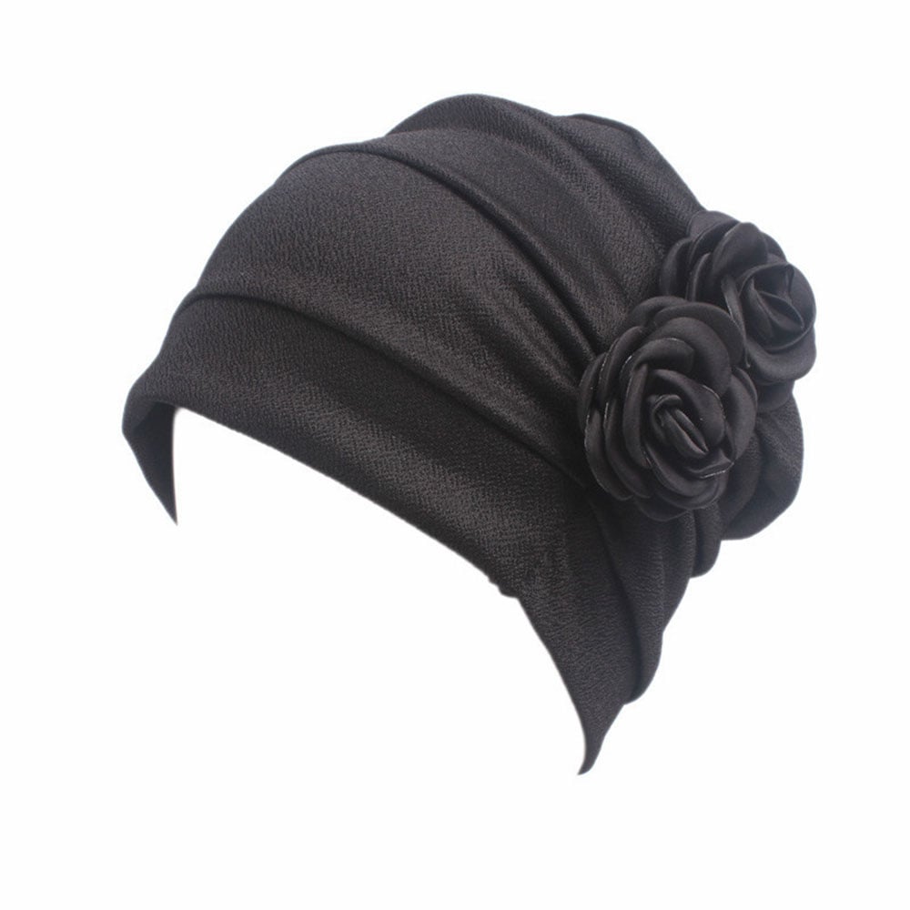 Women's Cotton Casual Style Plain Pattern Skullies & Beanies Brimless Dome Crown Hats HeadCover